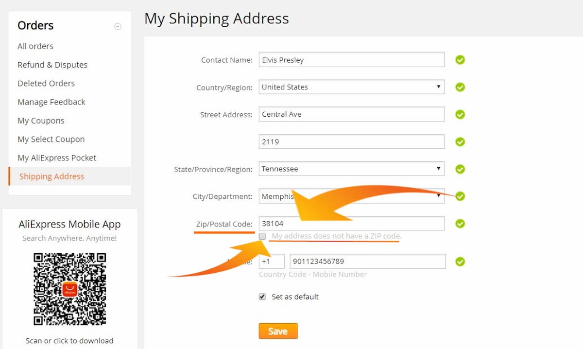Zip-Postal Code