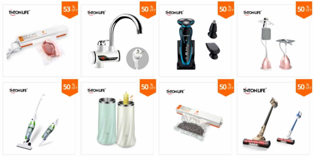 get coupon TINTON LIFE Official Store