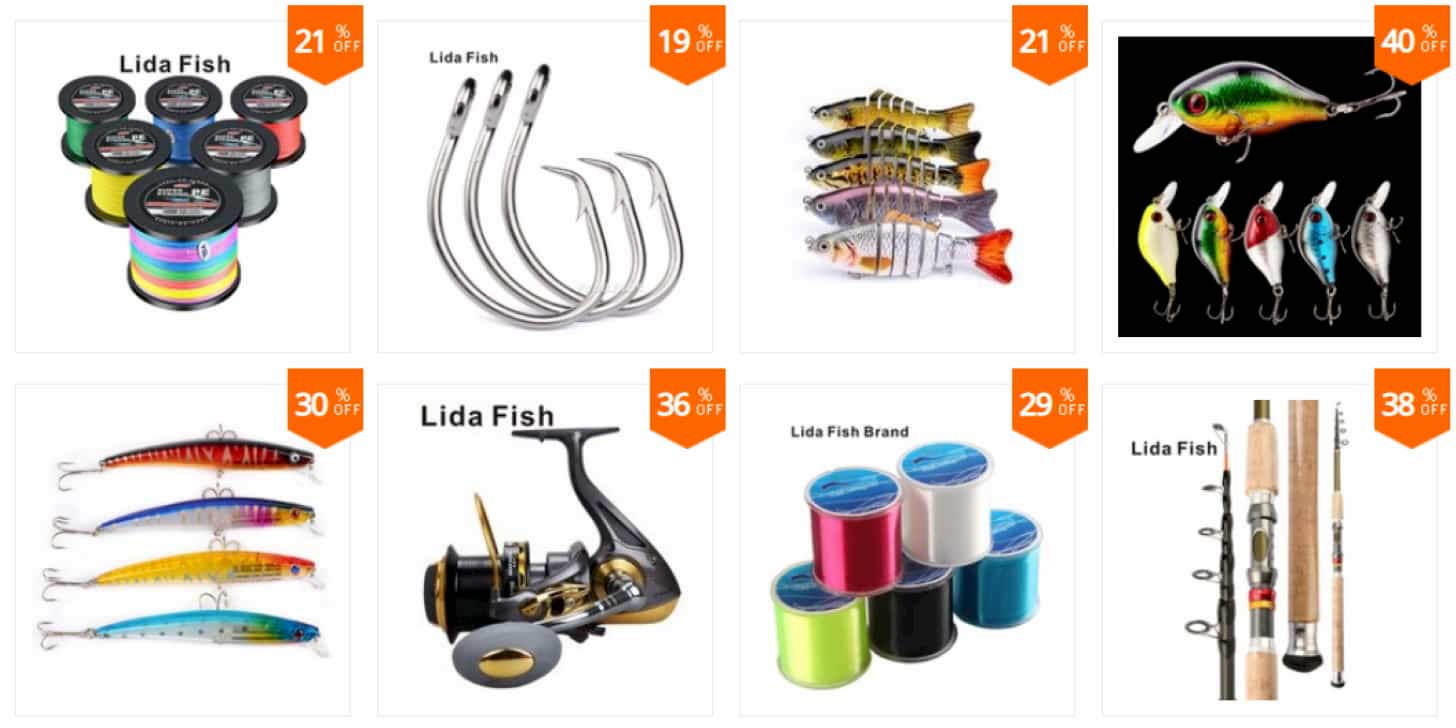 Получите купоны от LidaFish Fishing gear Store на Алиэкспресс