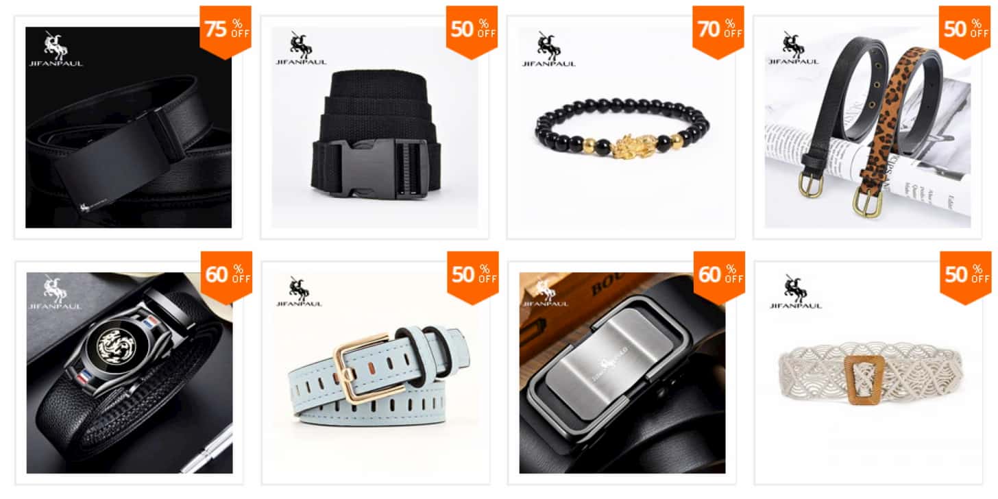 купоны от JIFANPAUL Official Store на Алиэкспресс
