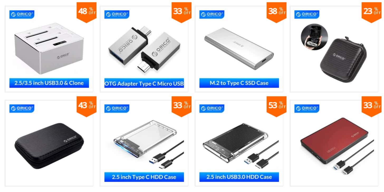 купоны от Orico Official Store на Алиэкспресс
