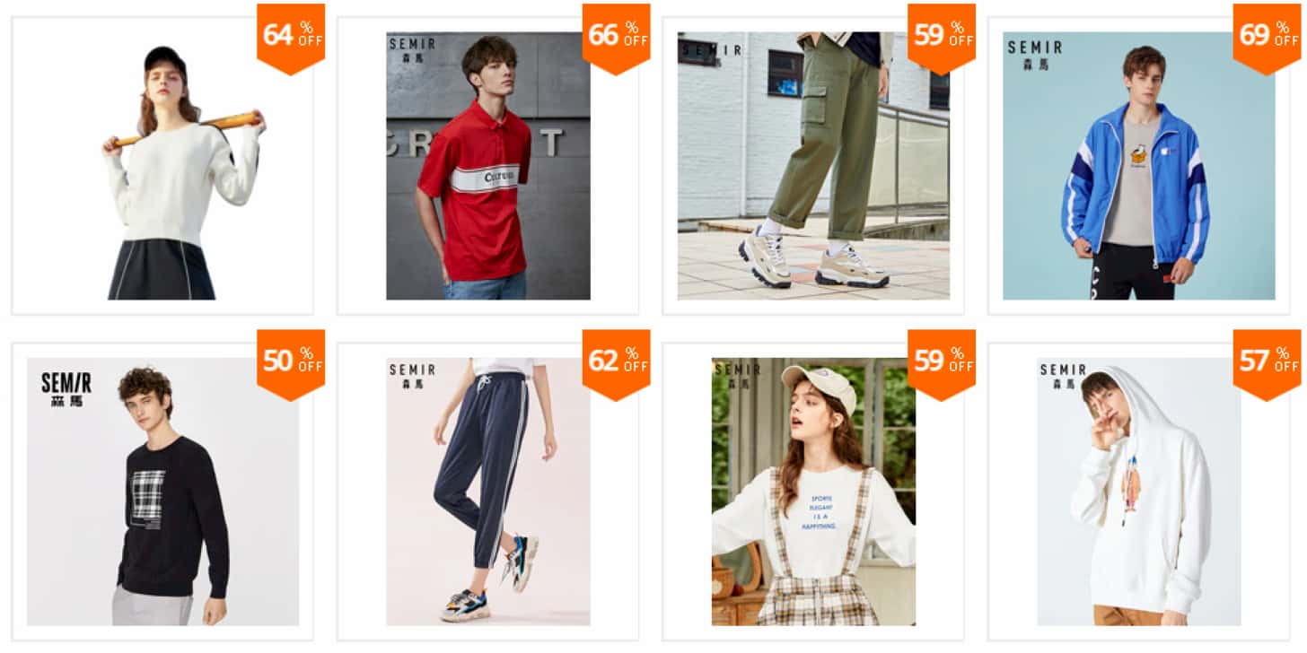 купоны от Semir Official Store на Алиэкспресс