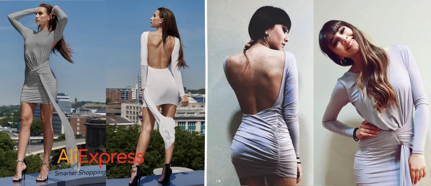 Dress with a train Aitana