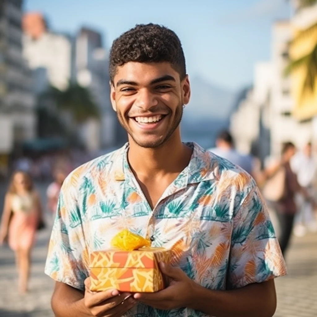 O brasileiro acabou de receber seu pedido do AliExpress