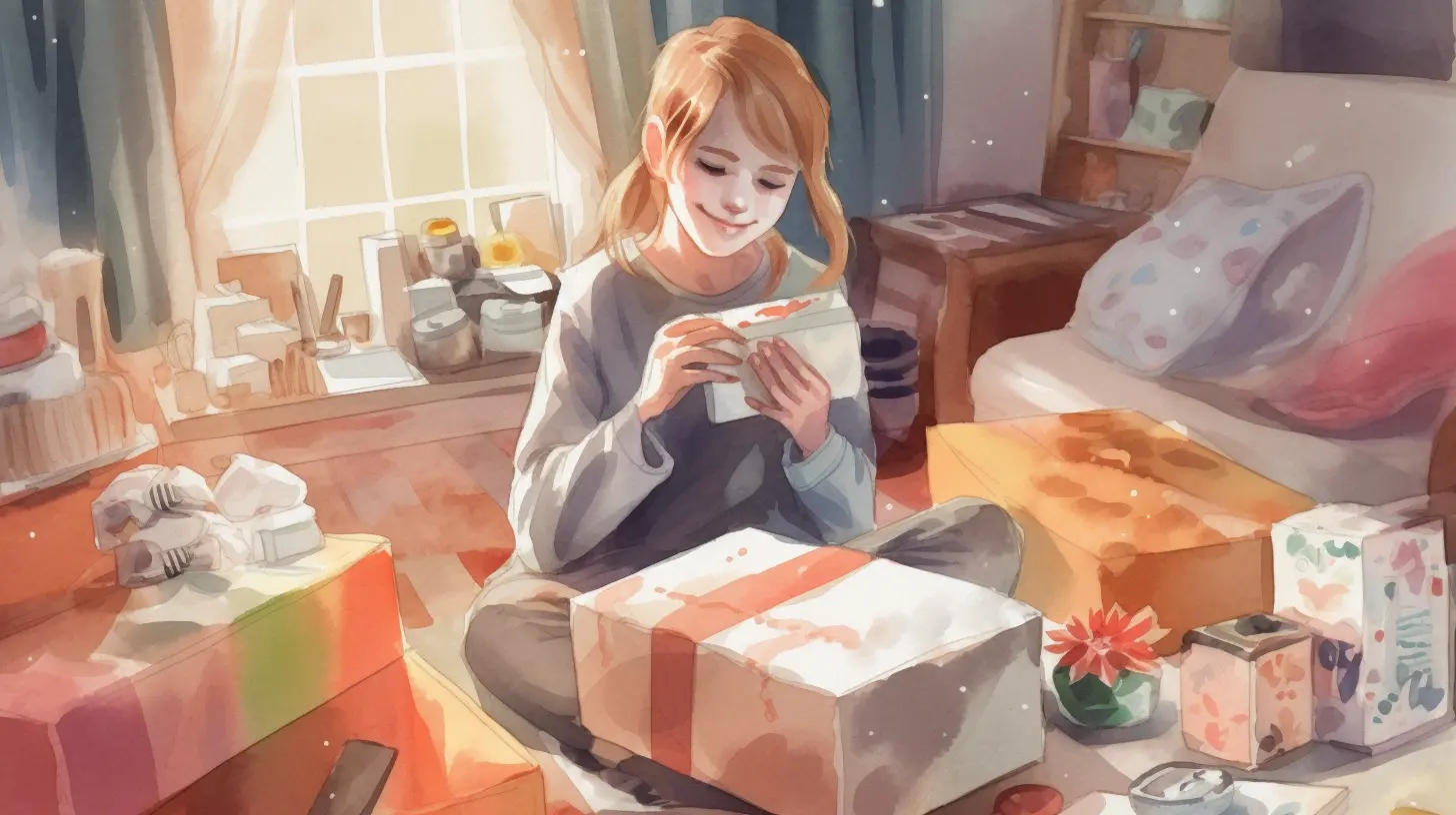 UK customer unboxing AliExpress package