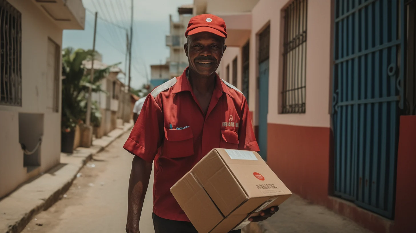 AliExpress Delivery Arriving in Luanda, Angola
