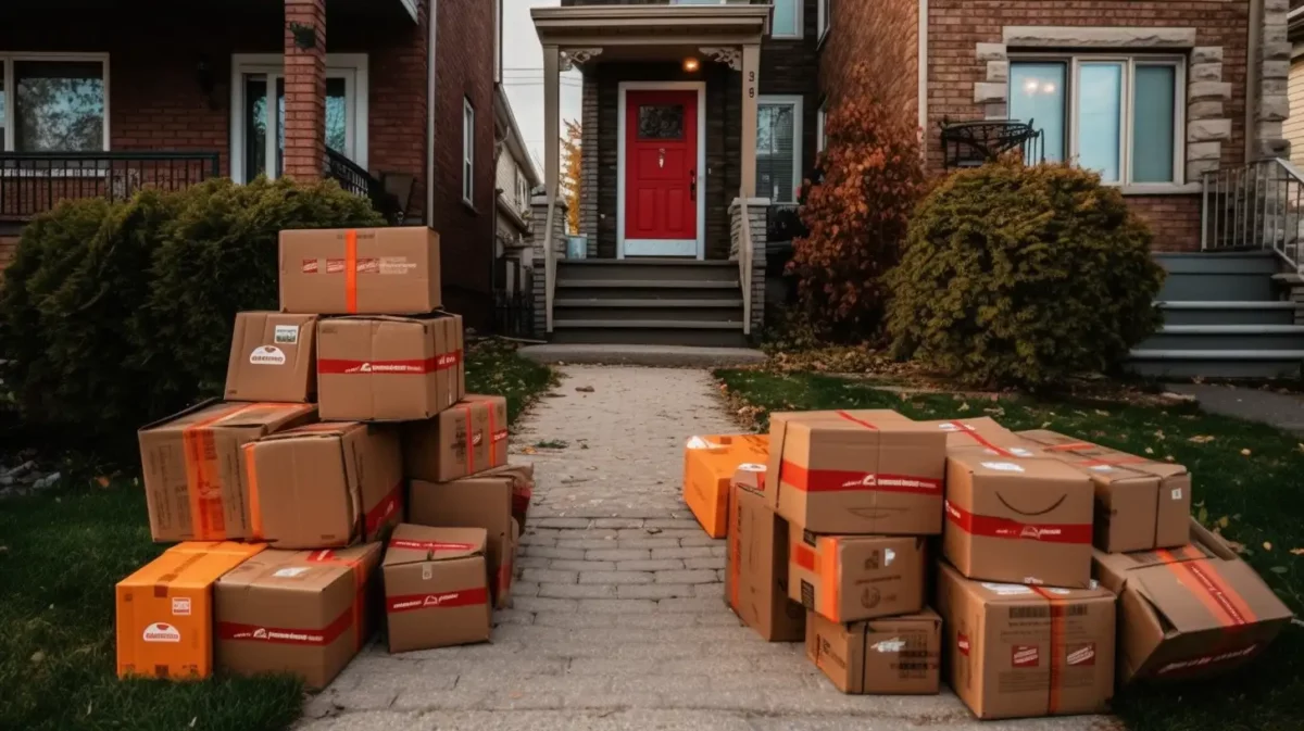 AliExpress packages arriving at Canadian doorstep