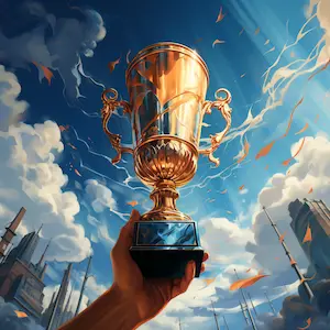 Aliexpress best price of the month gold trophy
