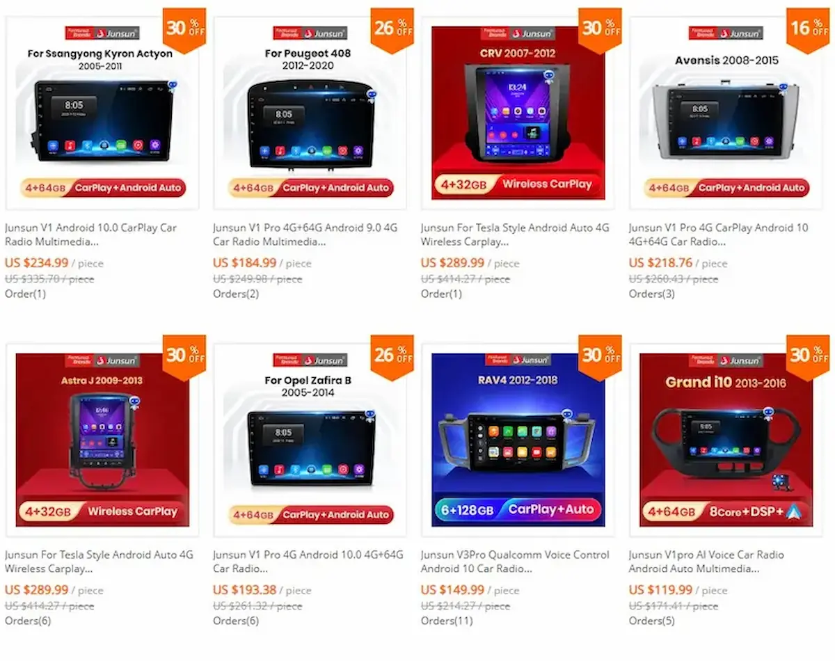 Junsun Official Store on AliExpress GPS Navigation Systems