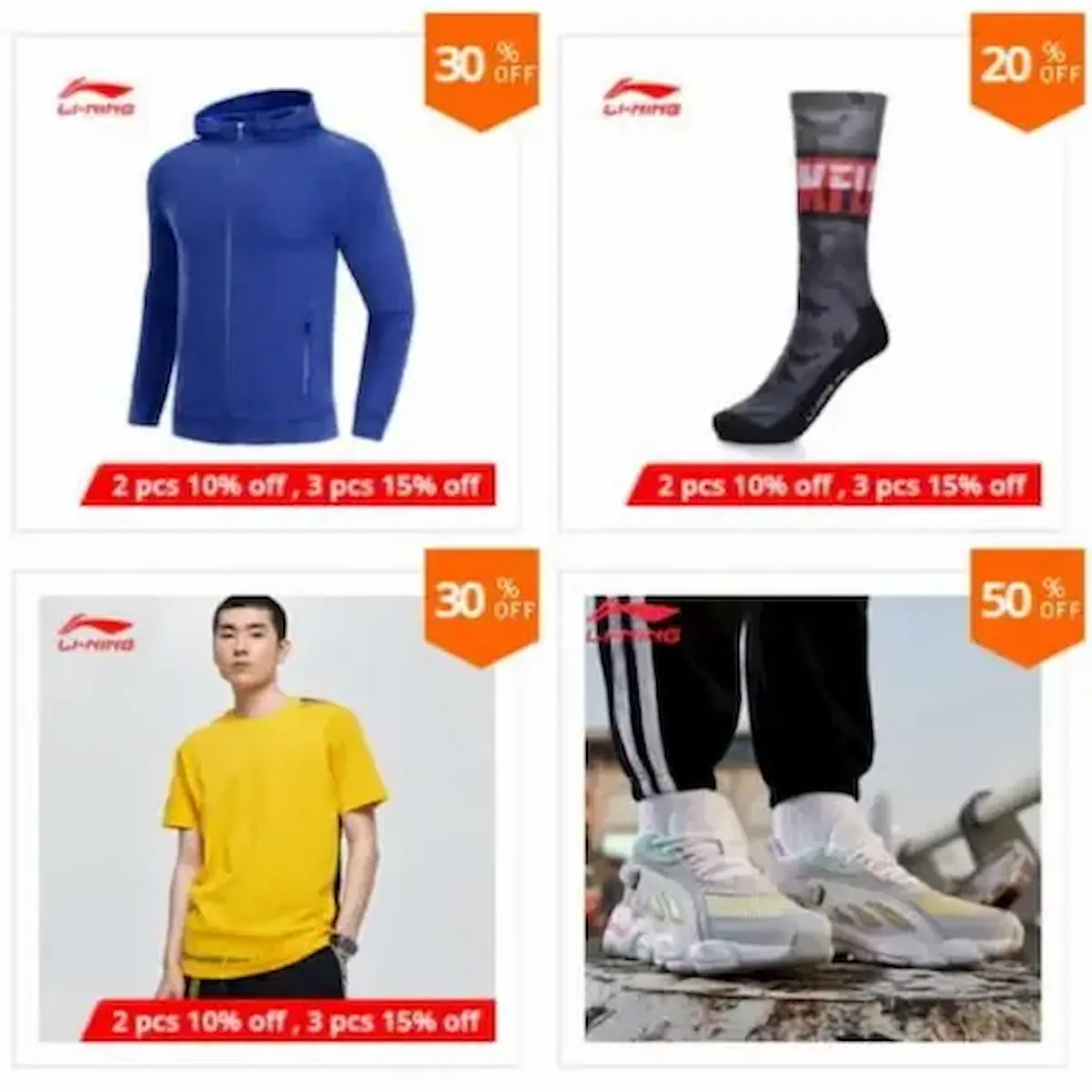 LINING Official Store on AliExpress Sportswear Section