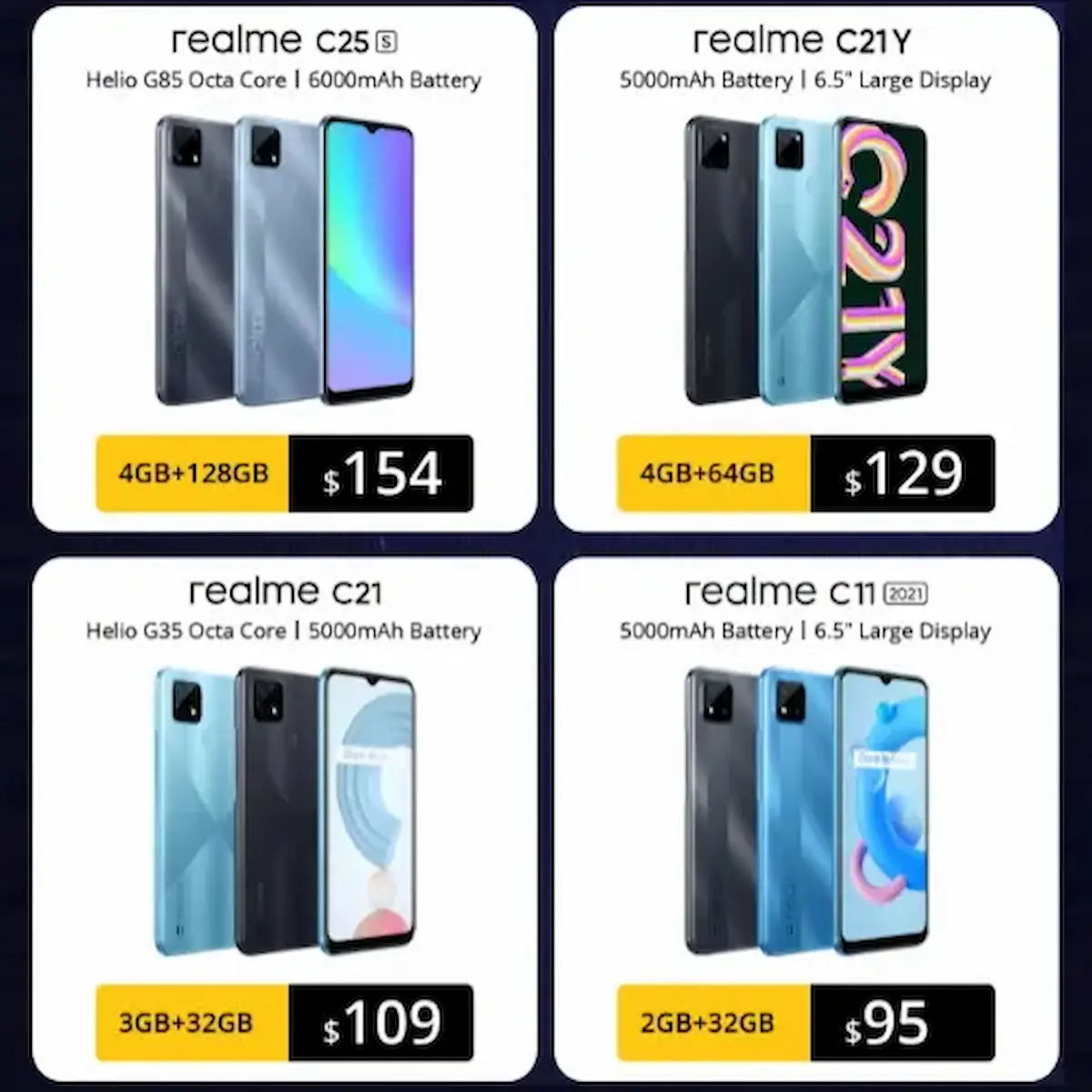Realme Official Store on AliExpress Featured Phones