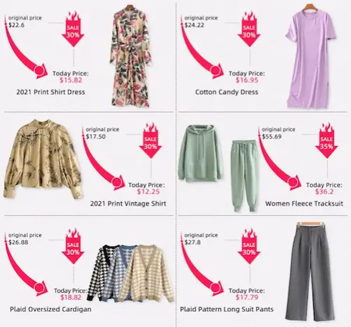 TANGADA Store on AliExpress Trendy Clothing Line