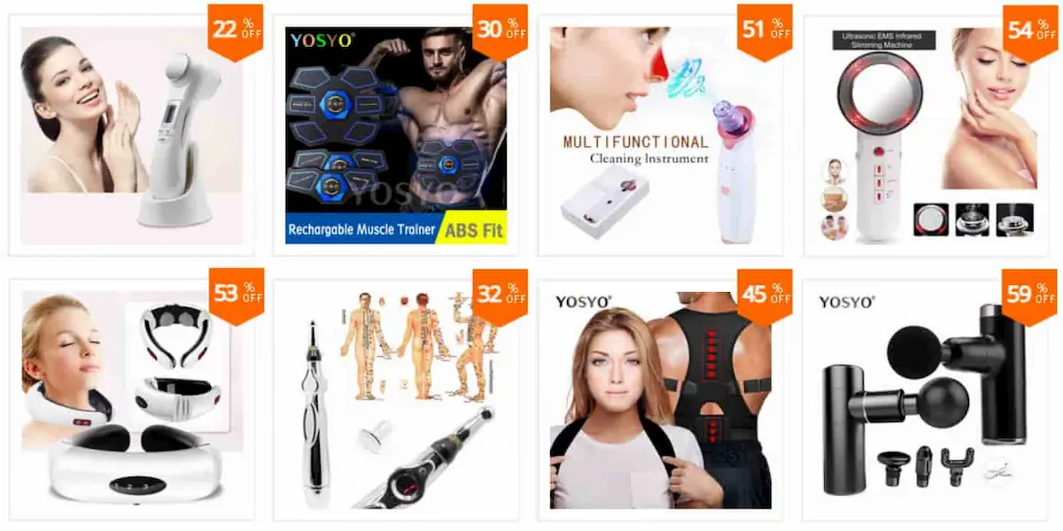 YOSYO Store on AliExpress Wellness Devices