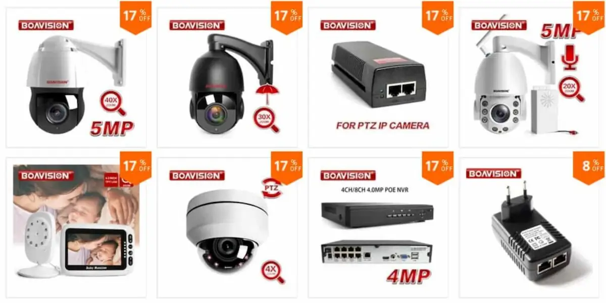 BOAVISION Store on AliExpress Surveillance Solutions