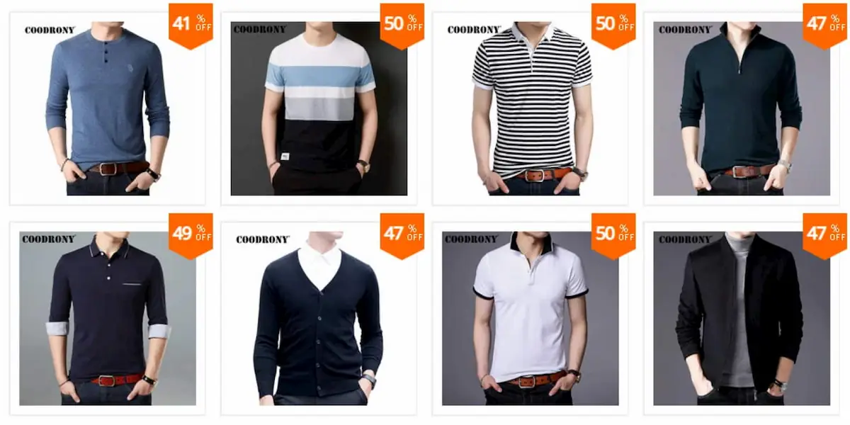 COODRONY Store on AliExpress Premium Sweaters and Clothing