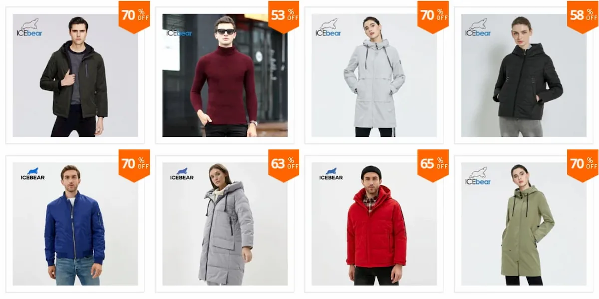 ICEbear Store on AliExpress Fashionable Outdoor Clothing