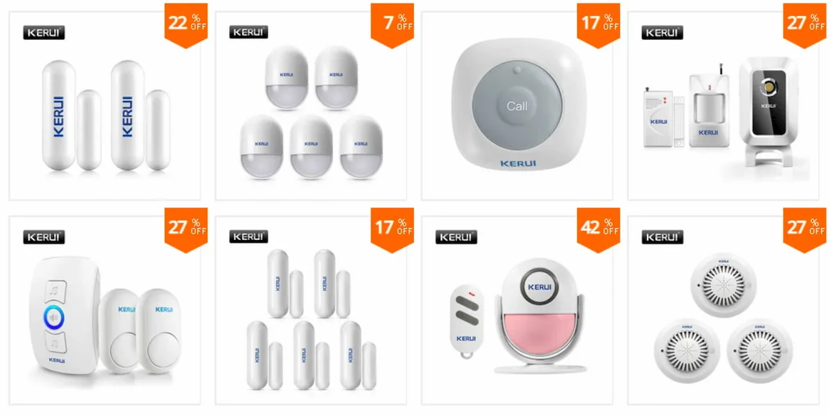 KERUI Store on AliExpress Surveillance Solutions