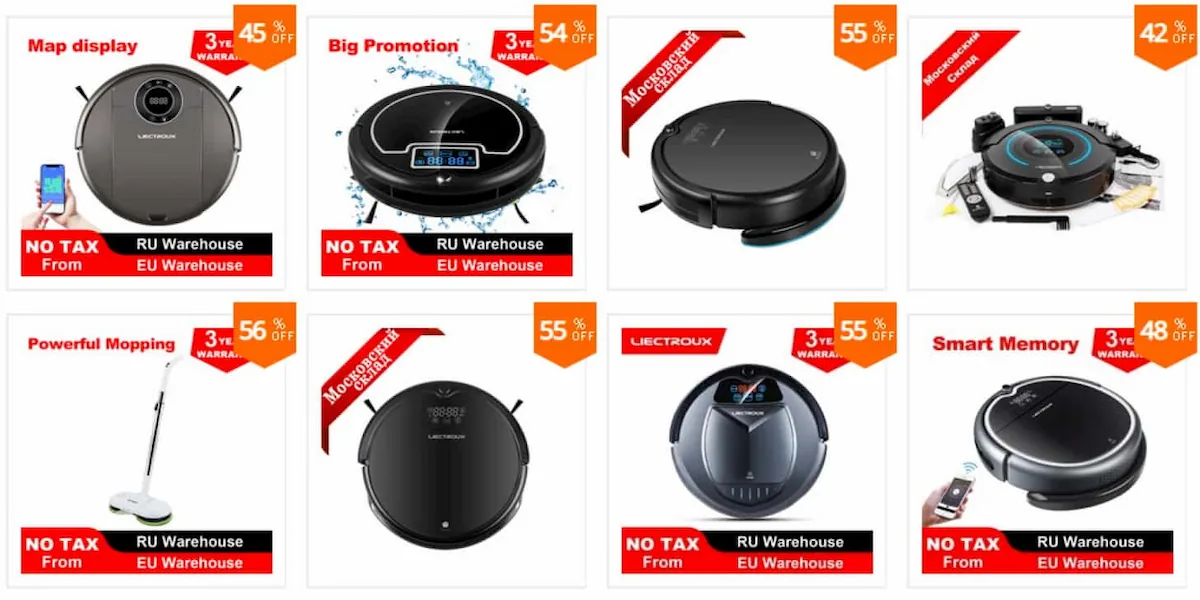 LIECTROUX Store on AliExpress Smart Cleaning Solutions