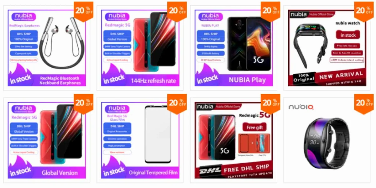 nubia Store on AliExpress High-Tech Smartphones